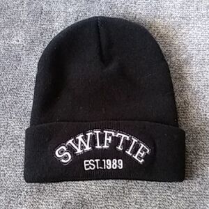 Taylor Swift Black Beanie Hat